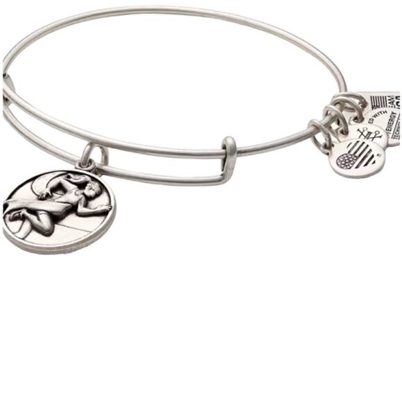 Alex and Ani Jewelry - Alex and Ani Team USA Track & Field Charm Bangle Rafaelian Silver NWT